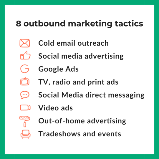 8 outbound marketing tactics