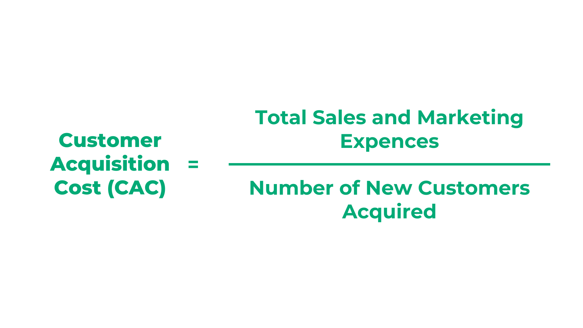 Customer Acquisition Cost (CAC) Formula