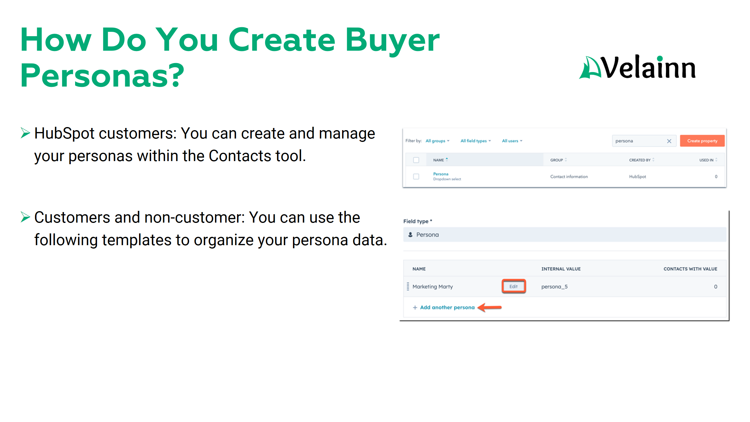 HubSpot Buyer Persona Template