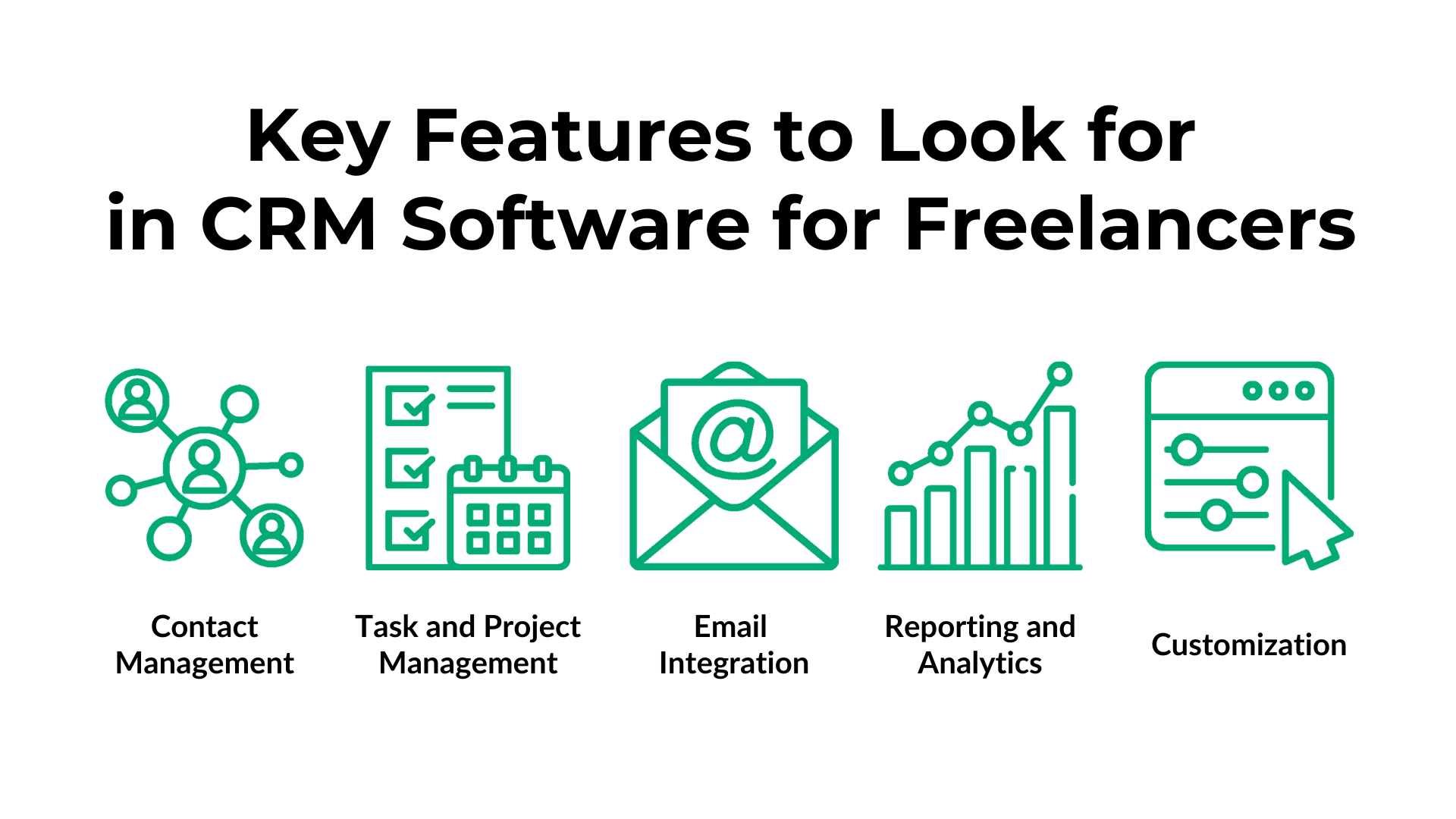 Key Features to Look for in CRM for Freelancers